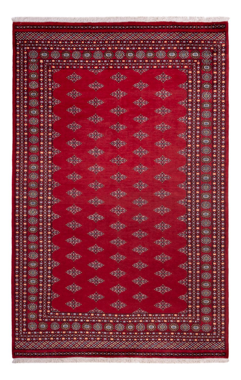 Afgański dywan - Bukhara - 317 x 204 cm - czerwony