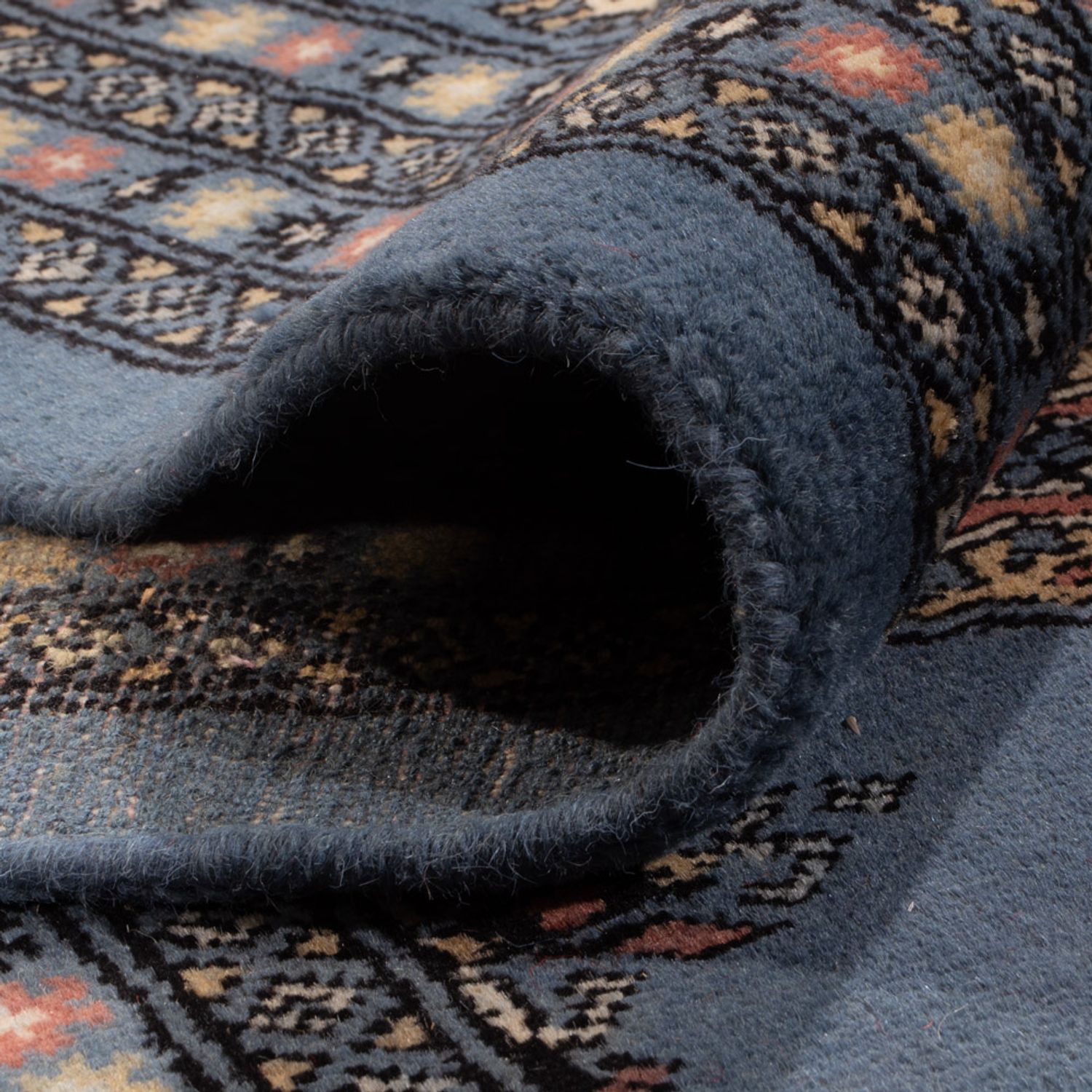 Afghaans tapijt - Bukhara - 297 x 250 cm - blauw