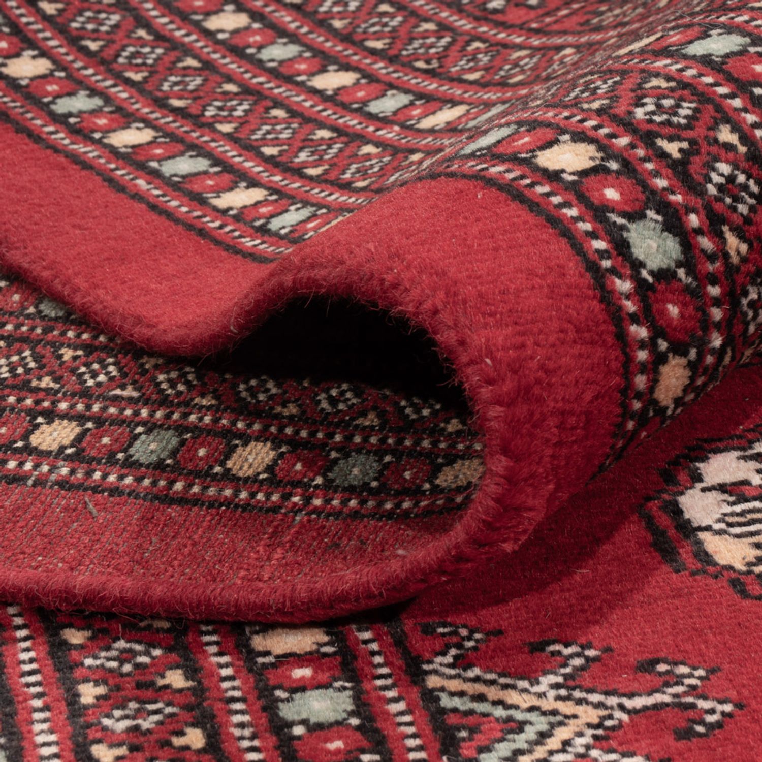 Afghansk teppe - Bukhara - 296 x 250 cm - rød