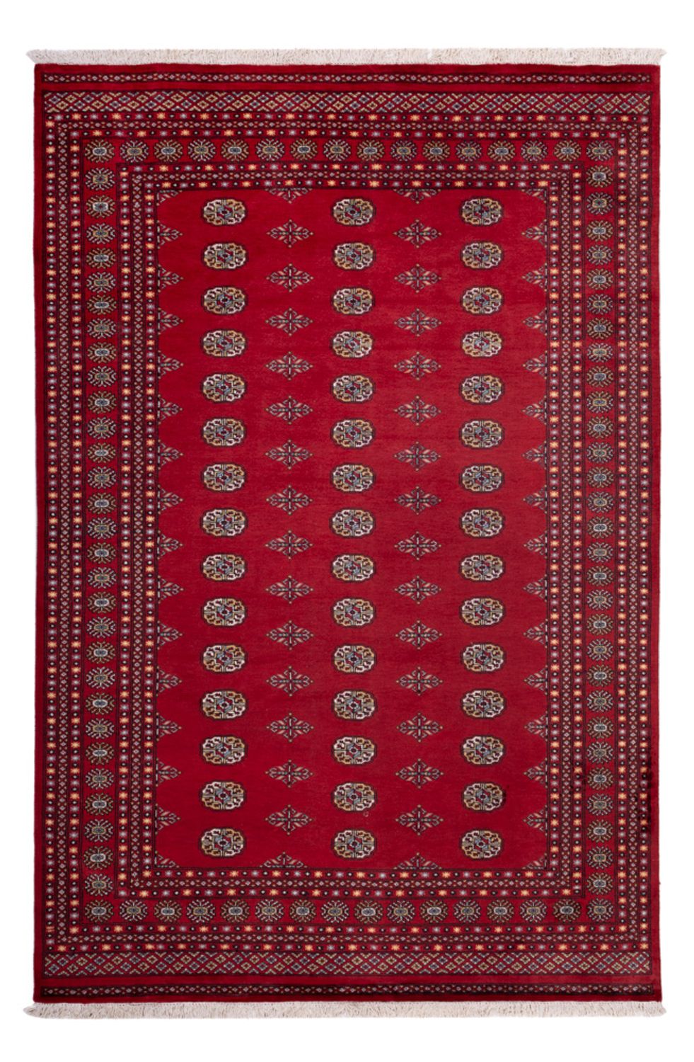 Afghansk matta - Bukhara - 302 x 202 cm - röd