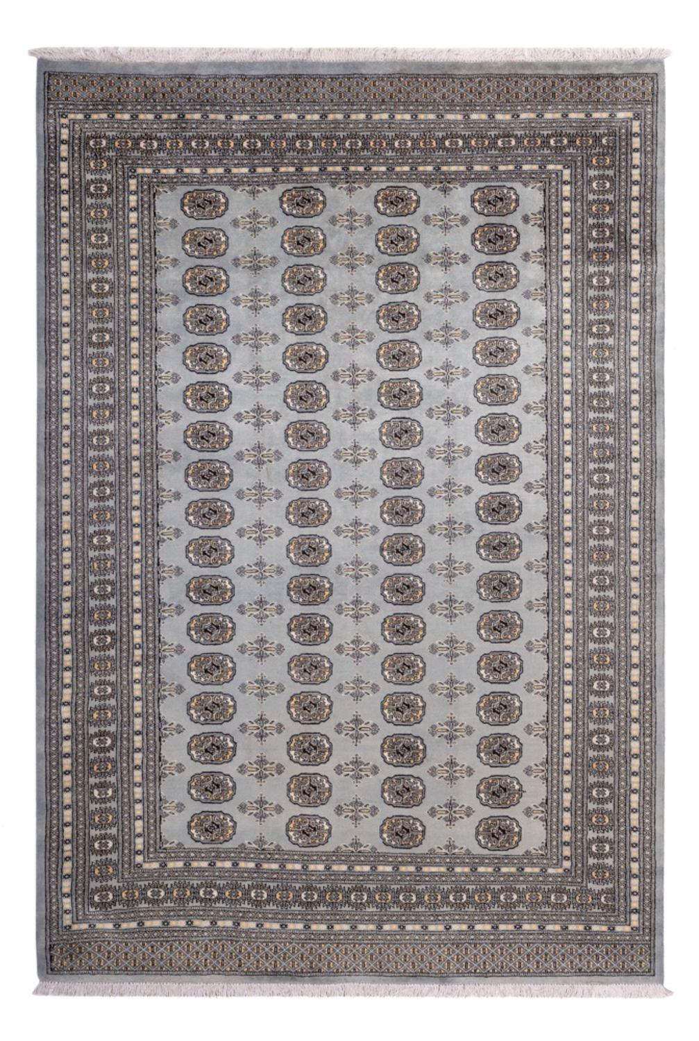 Afghaans tapijt - Bukhara - 310 x 207 cm - lichtblauw