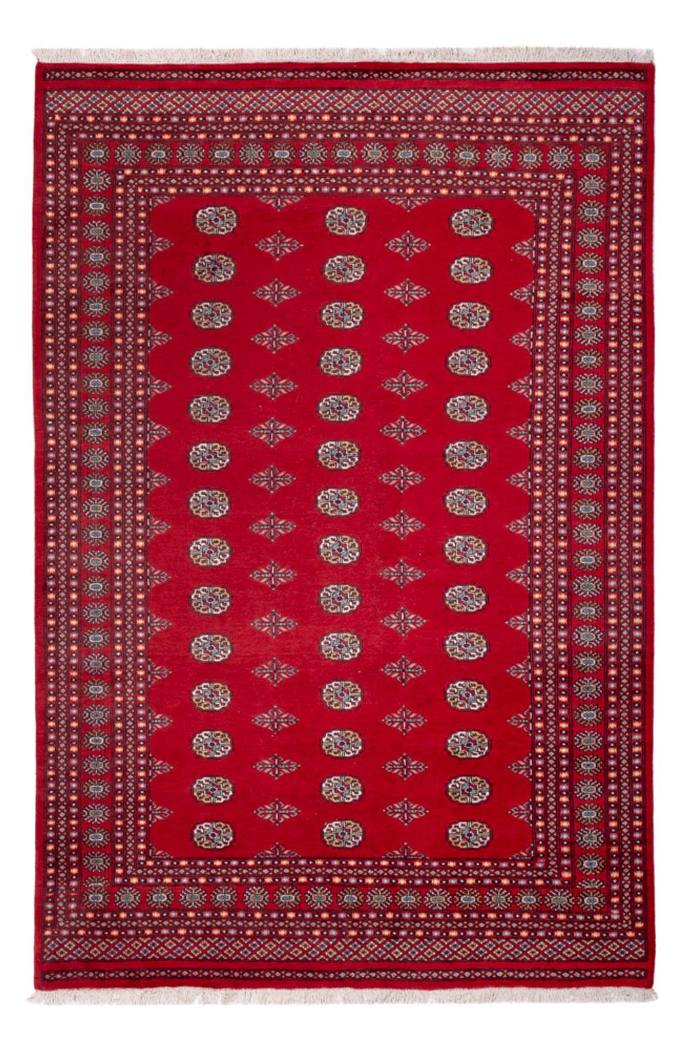 Afgański dywan - Bukhara - 303 x 205 cm - czerwony
