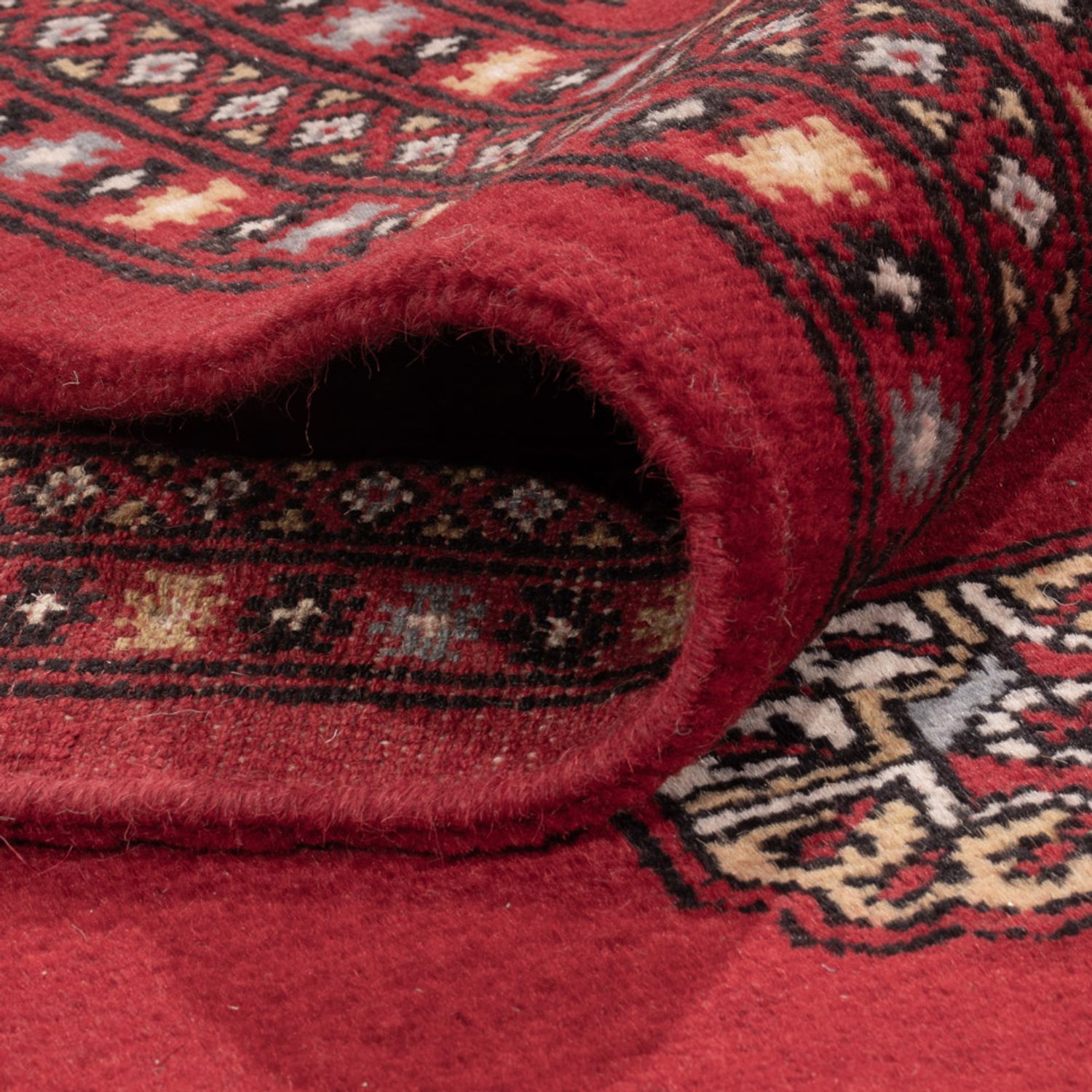 Afgański dywan - Bukhara - 303 x 205 cm - czerwony