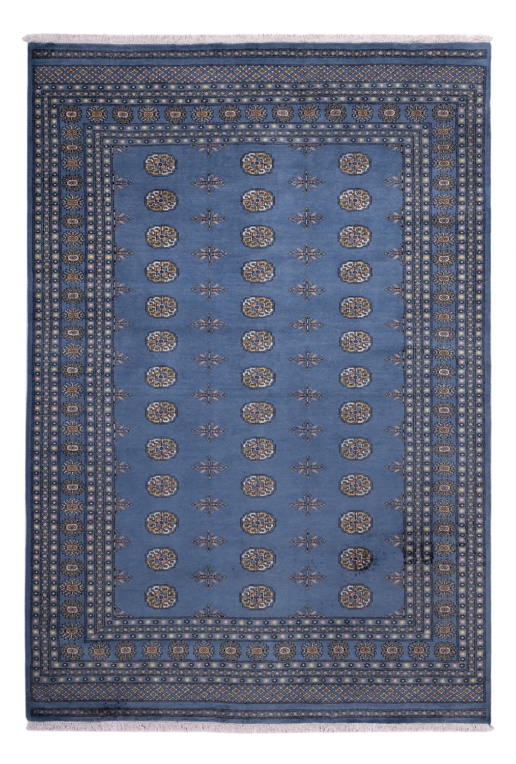 Afgański dywan - Bukhara - 305 x 203 cm - niebieski