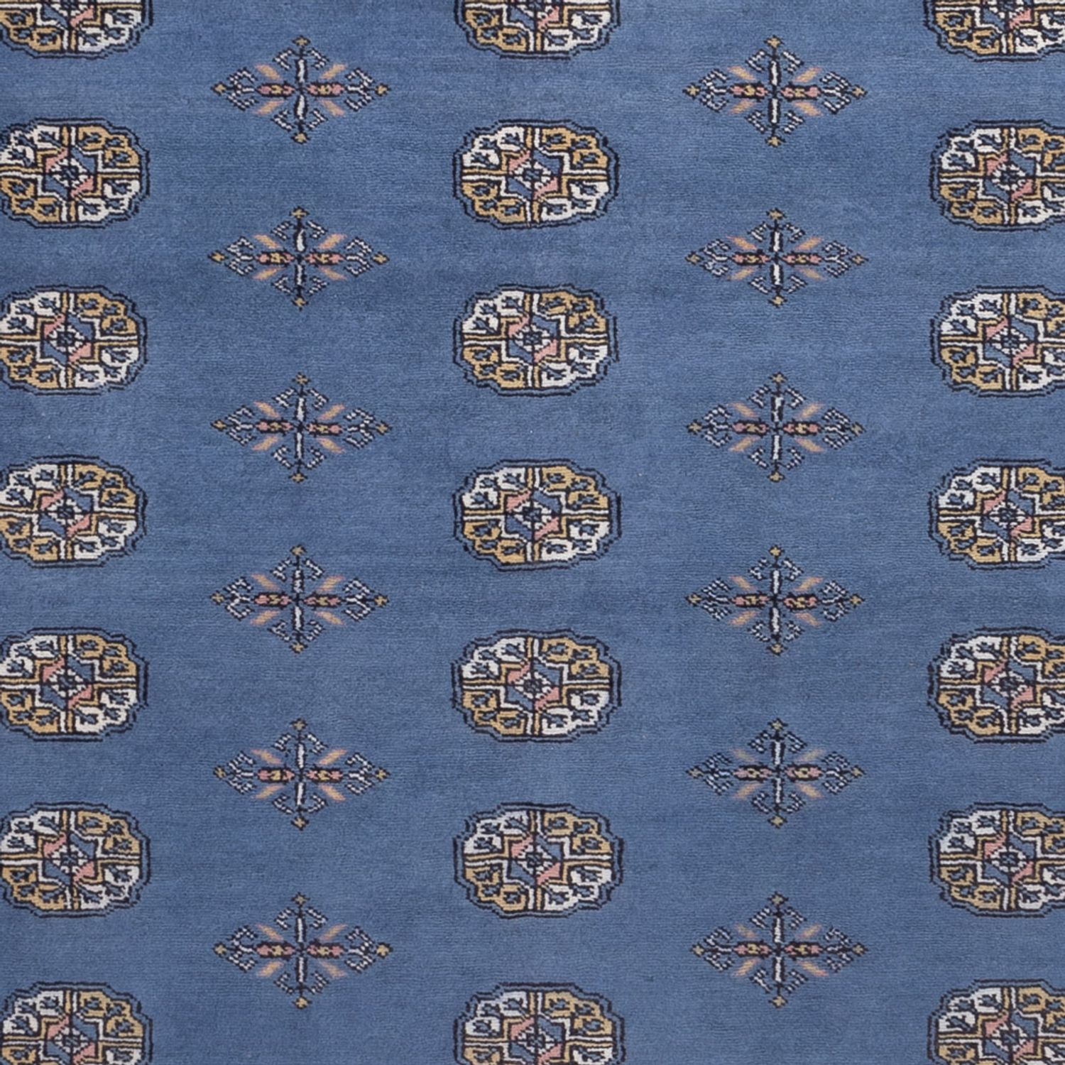 Afgański dywan - Bukhara - 305 x 203 cm - niebieski