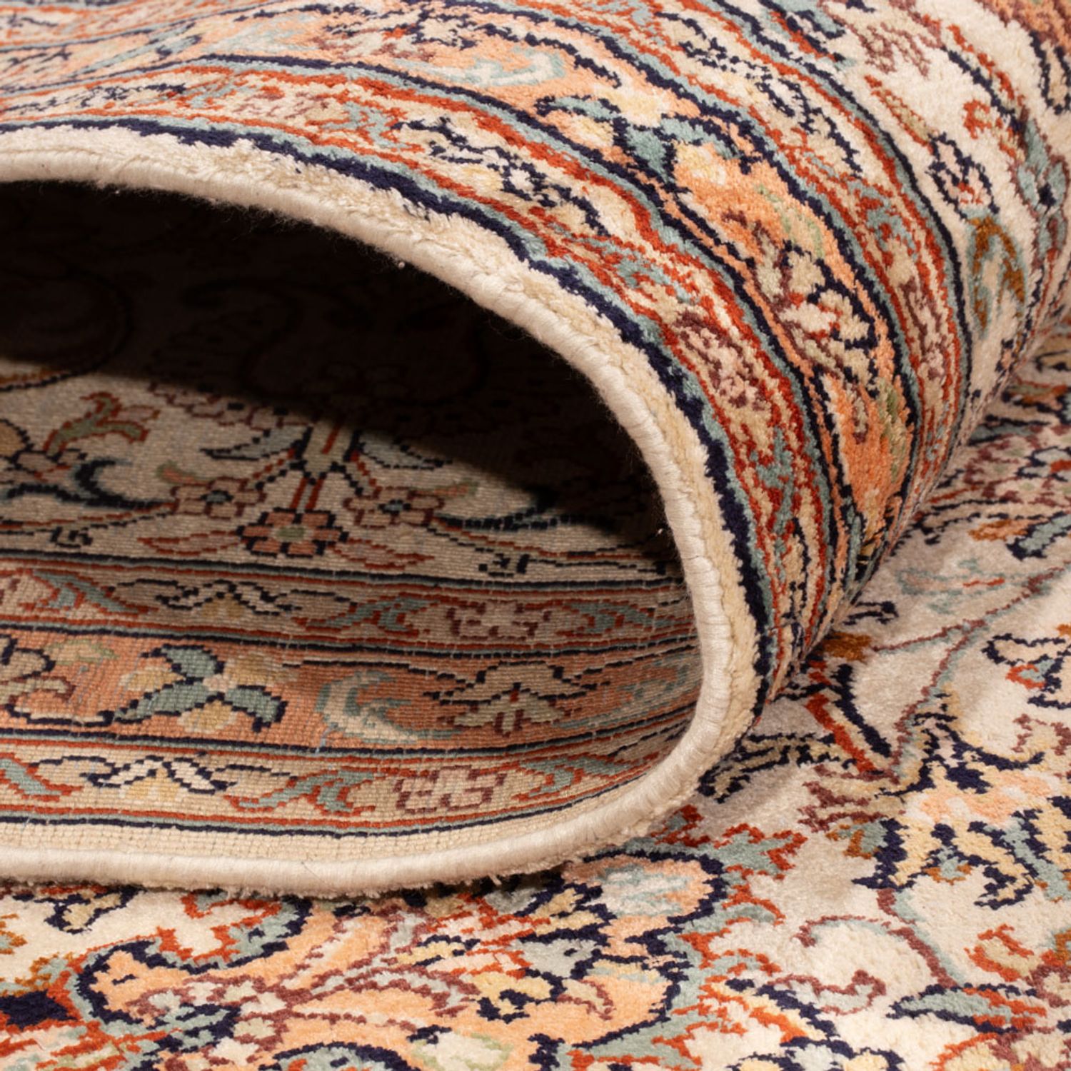 Jedwabny dywan - Kashmir Silk - 309 x 213 cm - piaskowy