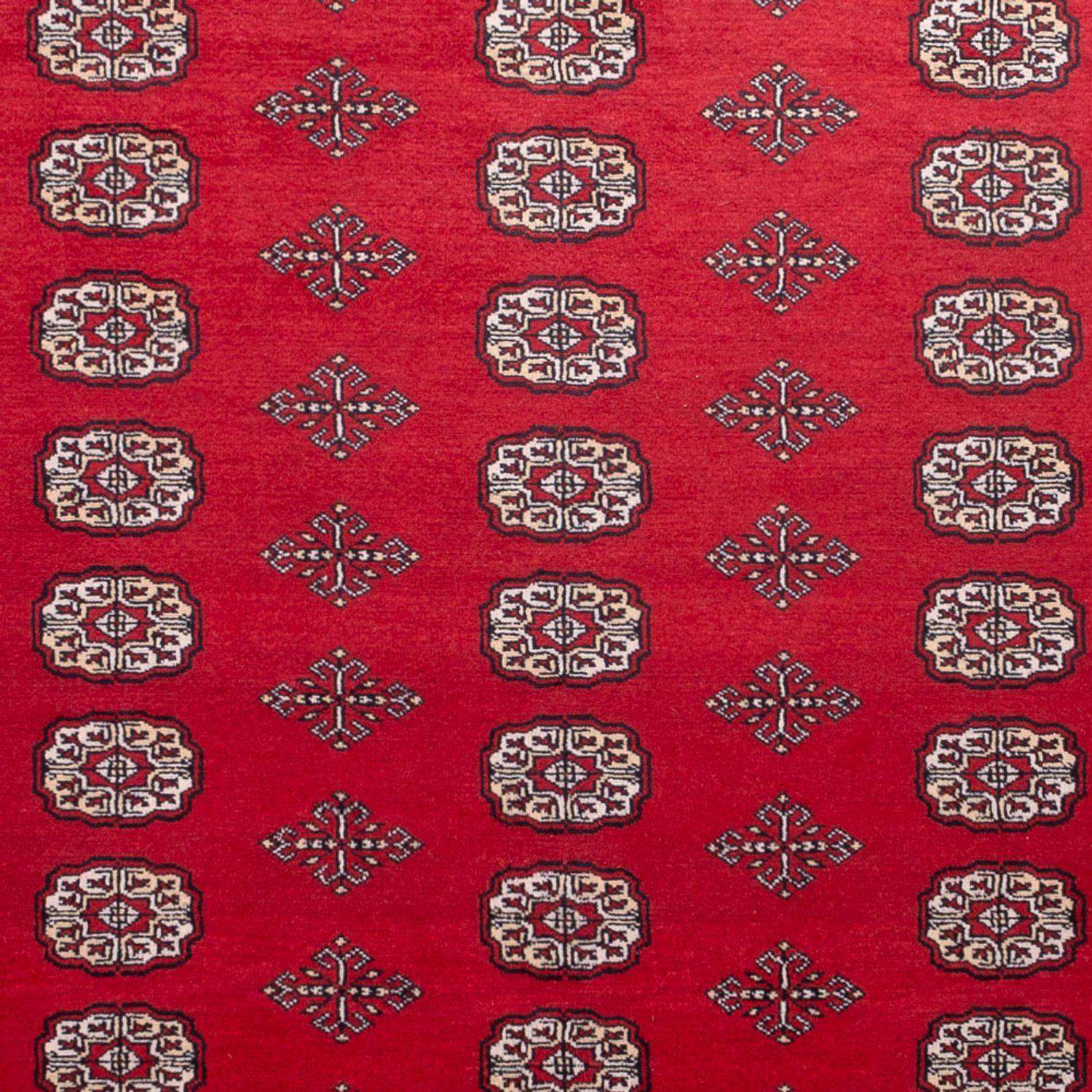 Afgański dywan - Bukhara - 306 x 197 cm - czerwony