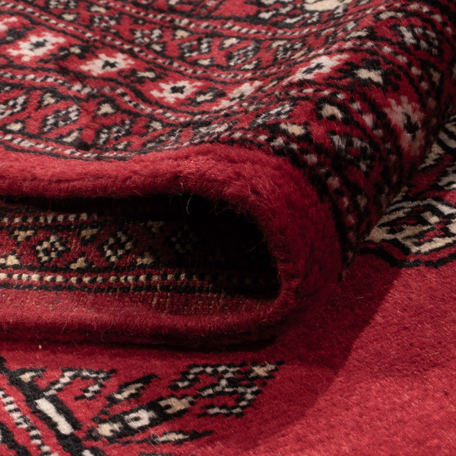 Afgański dywan - Bukhara - 306 x 197 cm - czerwony