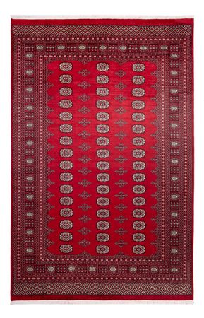 Afgański dywan - Bukhara - 306 x 197 cm - czerwony