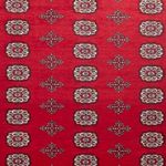Afgański dywan - Bukhara - 306 x 197 cm - czerwony