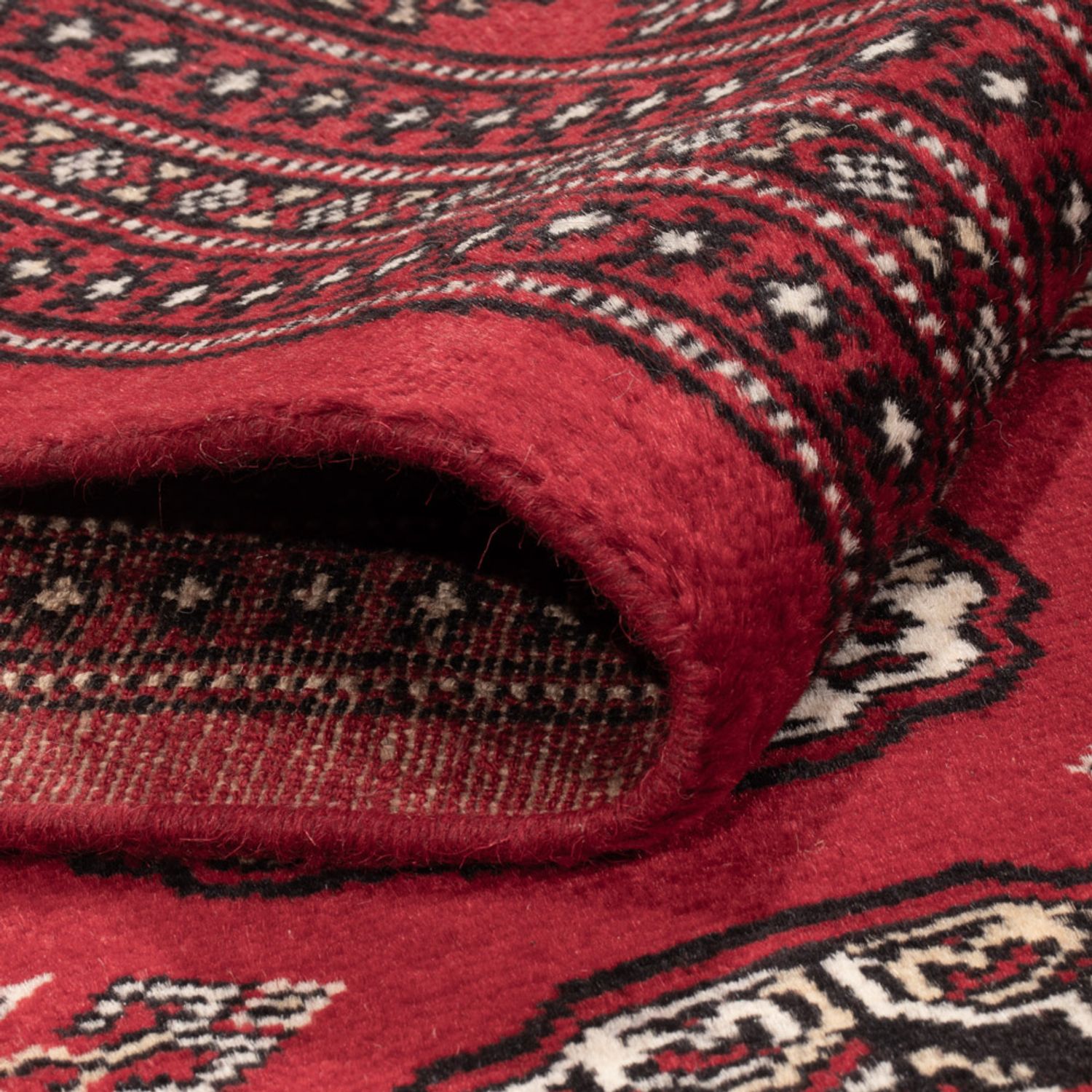Afghansk matta - Bukhara - 302 x 199 cm - röd