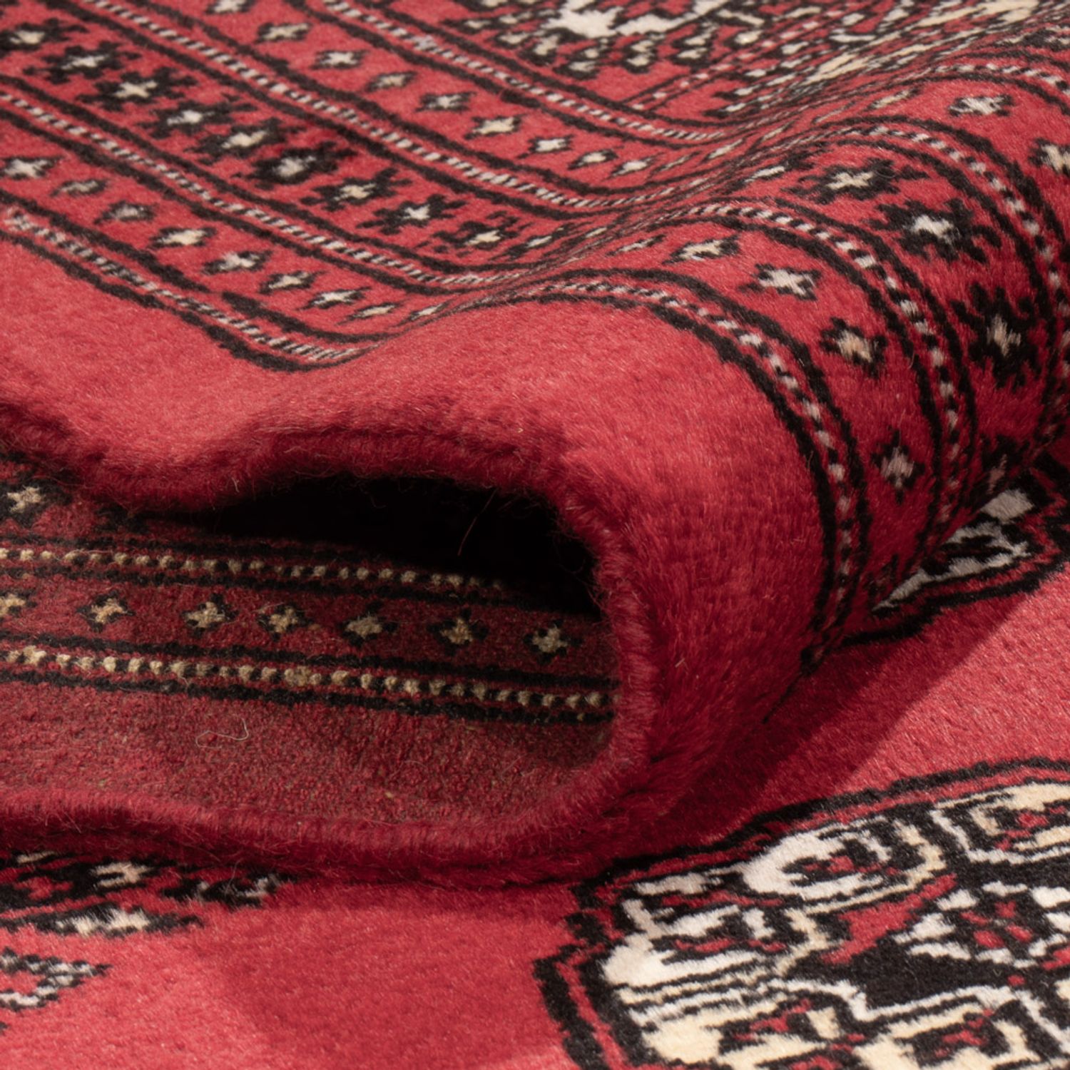 Afghan Teppich - Buchara - 305 x 246 cm - rot