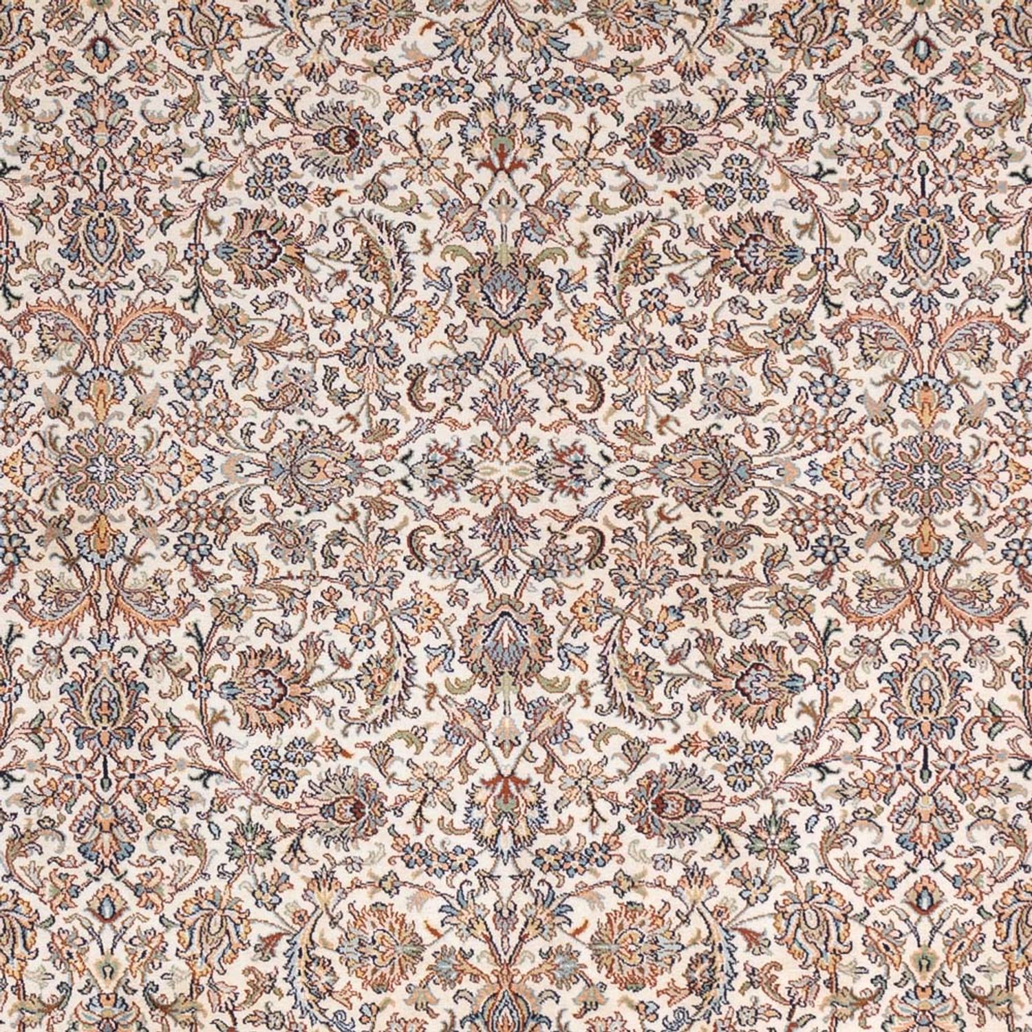 Jedwabny dywan - Kashmir Silk - 326 x 216 cm - ciemny beż