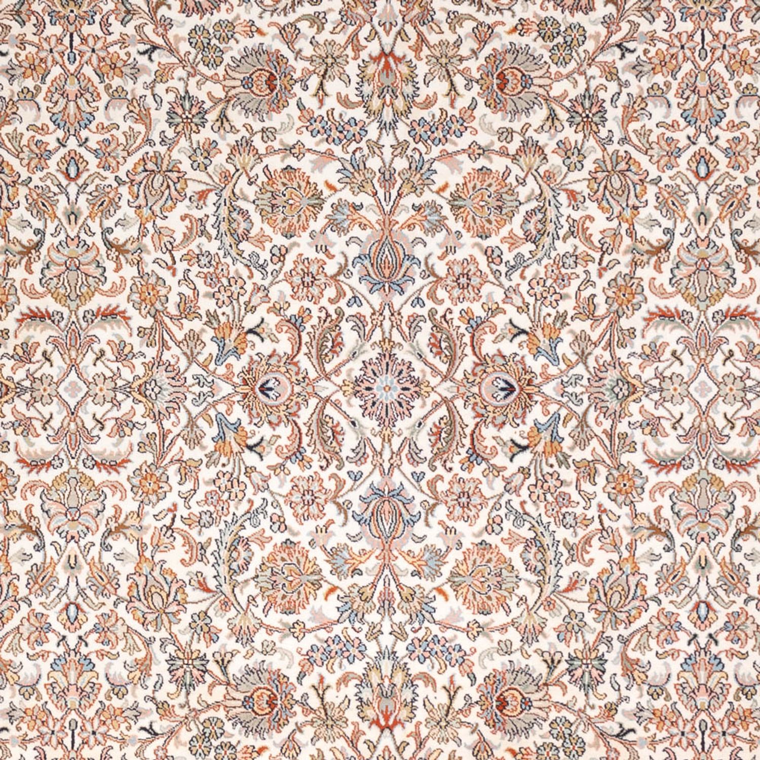 Jedwabny dywan - Kashmir Silk - 318 x 216 cm - ciemny beż