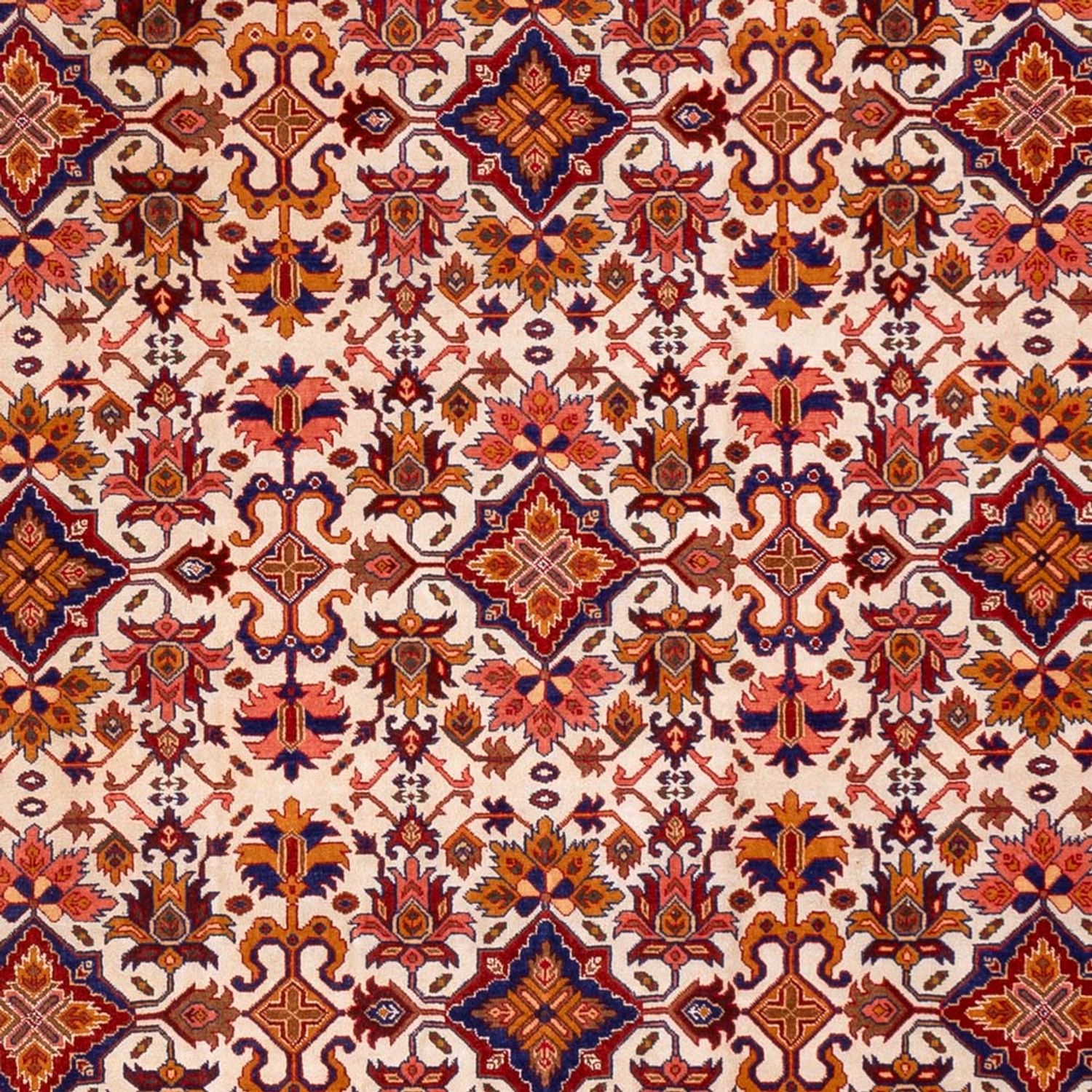 Jedwabny dywan - jedwab afgański - 282 x 205 cm - brązowy