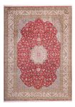 Jedwabny dywan - Kashmir Silk - 303 x 220 cm - czerwony