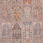 Jedwabny dywan - Kashmir Silk - 317 x 221 cm - ciemny beż
