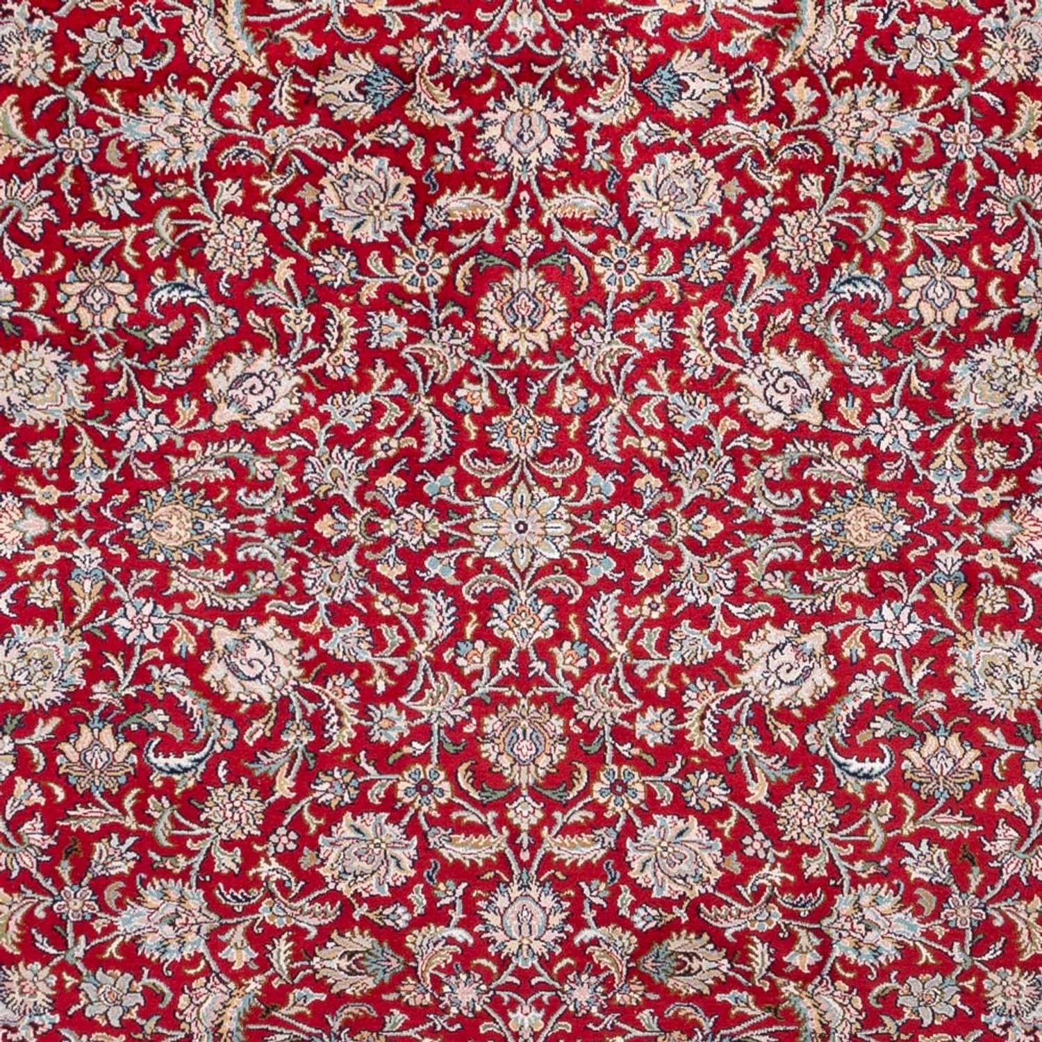 Jedwabny dywan - Kashmir Silk - 302 x 216 cm - czerwony
