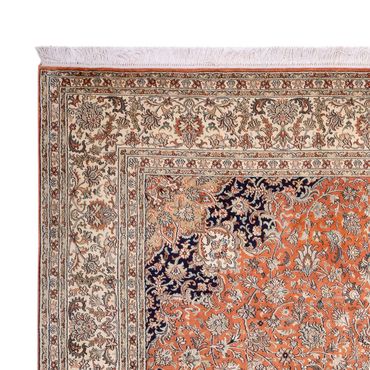 Sidenmatta - Kashmir Silk - 306 x 220 cm - terrakotta