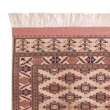 Tapete de seda - seda afegã - 273 x 199 cm - castanho claro