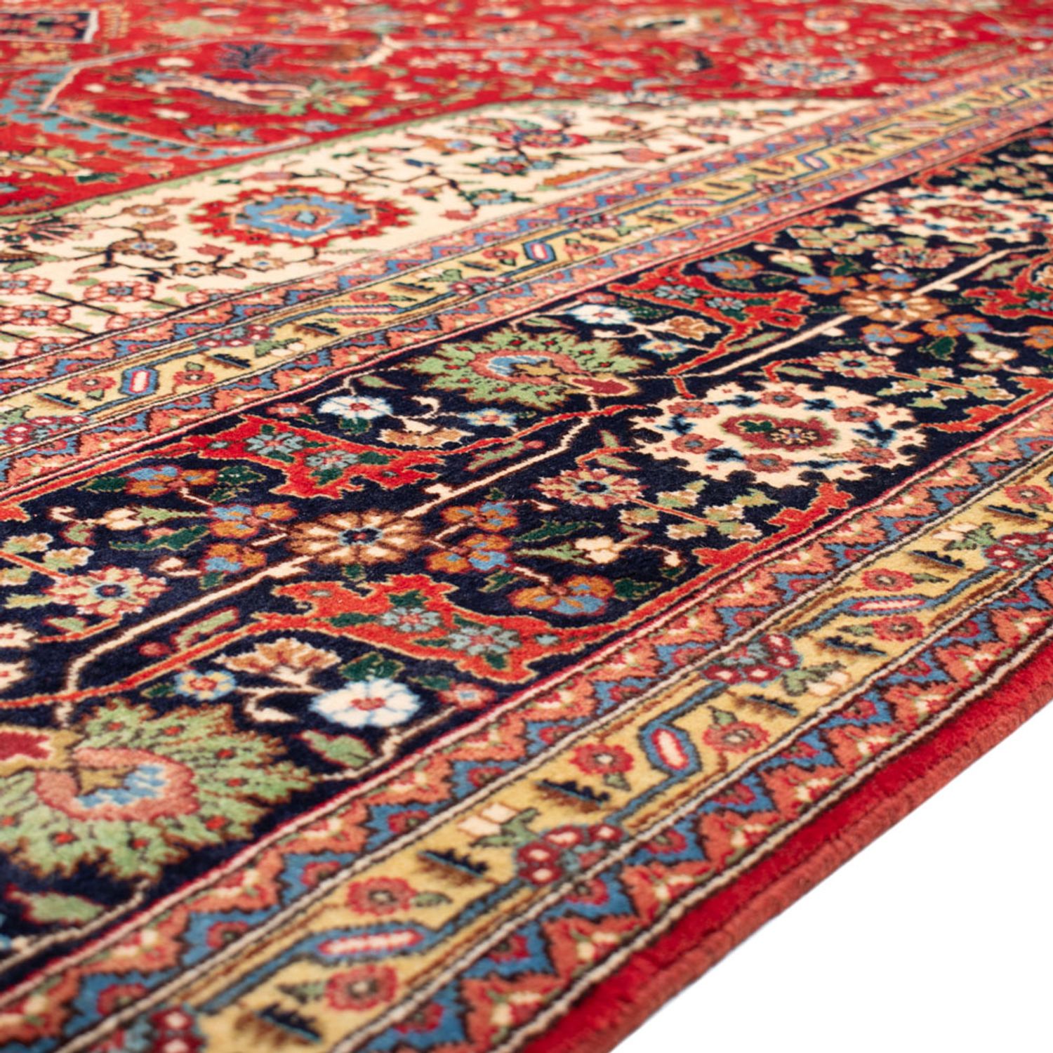 Persisk teppe - Tabriz - Royal - 490 x 352 cm - rød