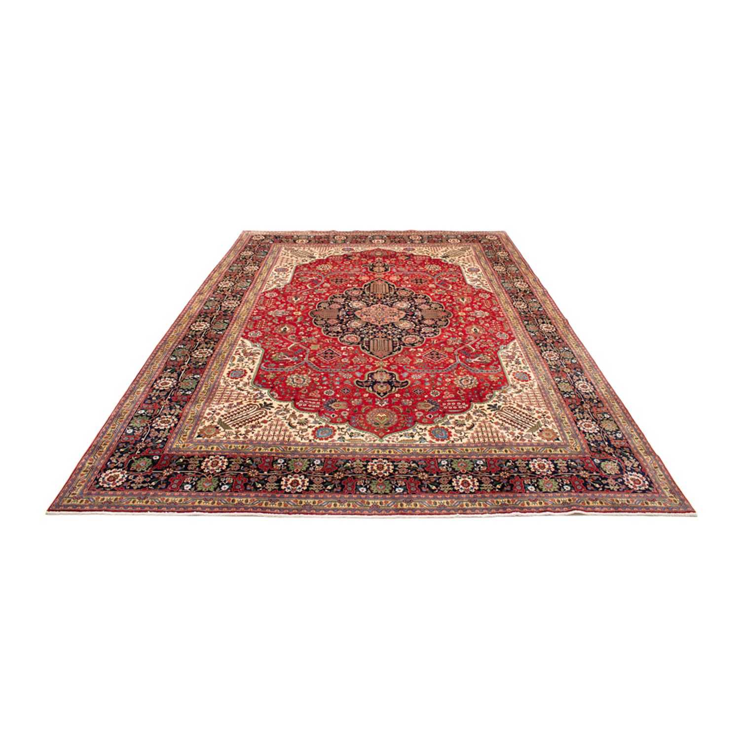 Persisk teppe - Tabriz - Royal - 490 x 352 cm - rød