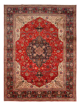 Persisk teppe - Tabriz - Royal - 490 x 352 cm - rød