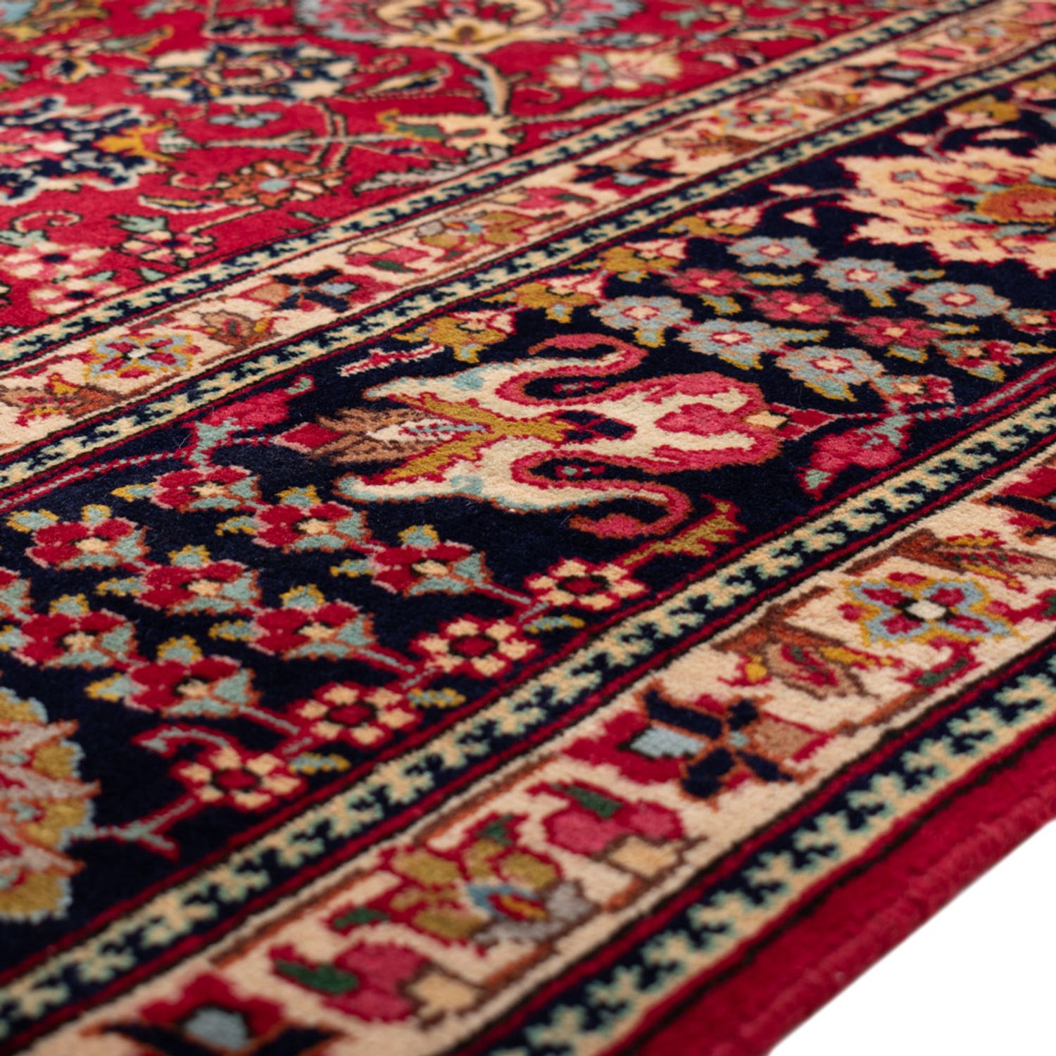 Persisk teppe - Tabriz - Royal - 492 x 306 cm - rød