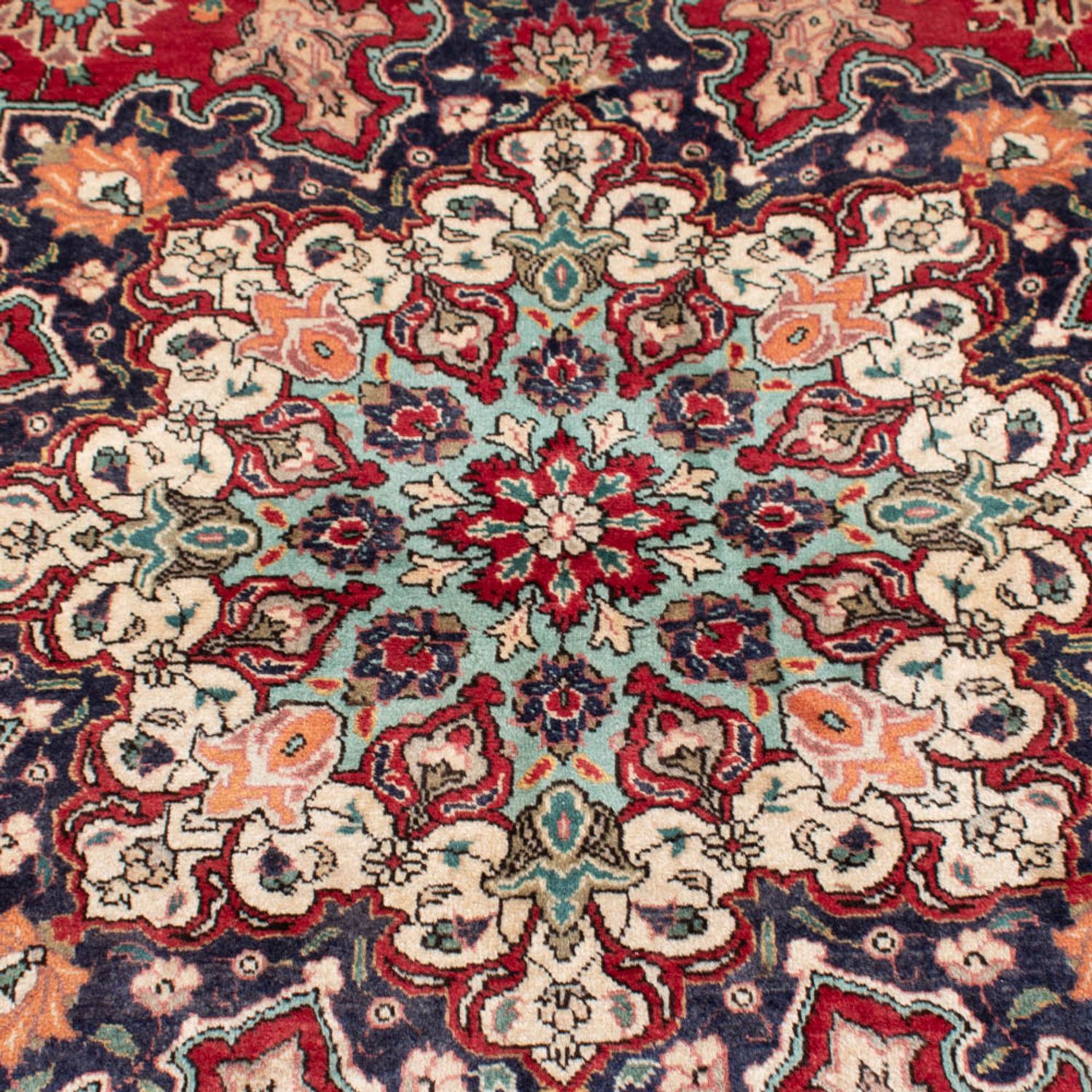 Persisk teppe - Tabriz - 434 x 343 cm - rød