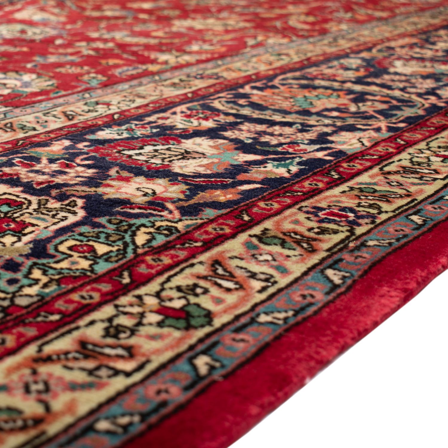 Persisk teppe - Tabriz - 434 x 343 cm - rød