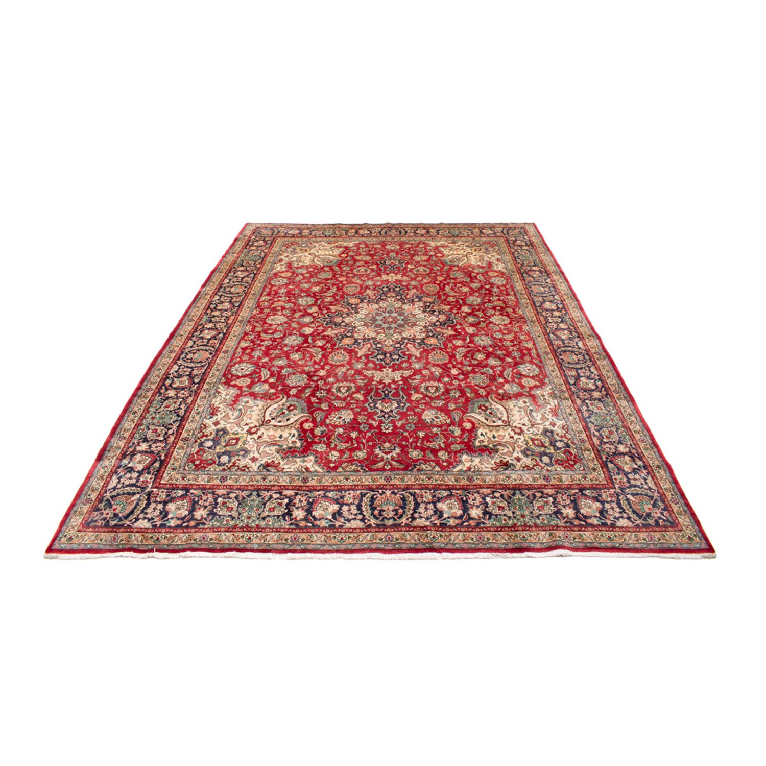 Persisk teppe - Tabriz - 434 x 343 cm - rød