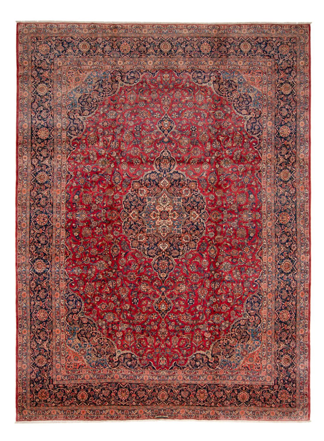 Perserteppich - Keshan - 467 x 328 cm - rot