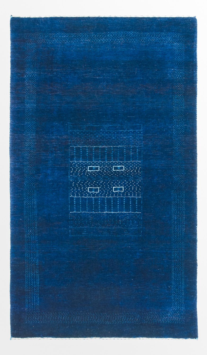 Gabbeh Rug - Loribaft Perser - 132 x 75 cm - dark blue