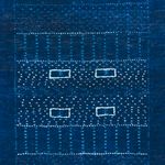 Gabbeh Rug - Loribaft Perser - 132 x 75 cm - dark blue