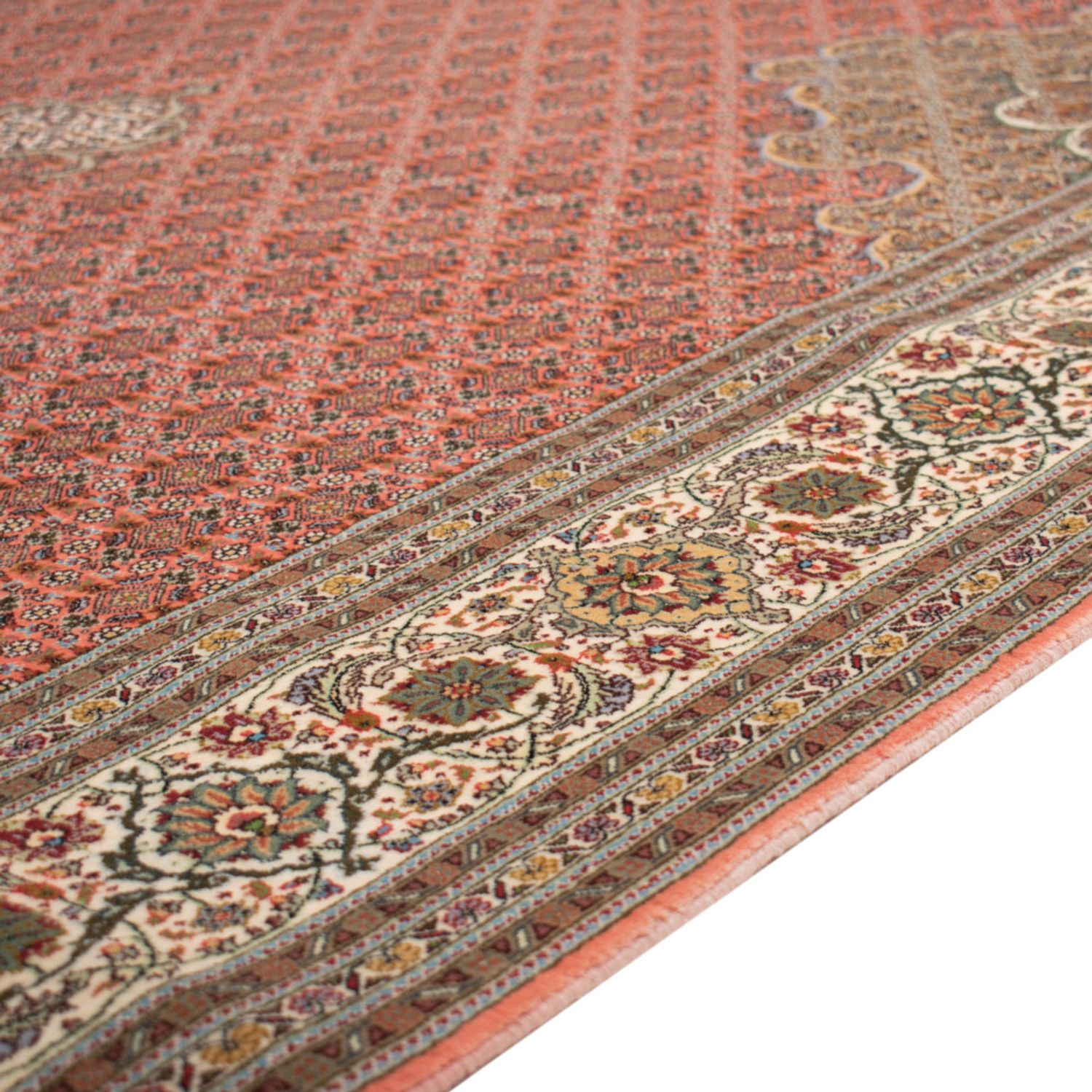 Perserteppich - Täbriz - Royal - 600 x 200 cm - rot