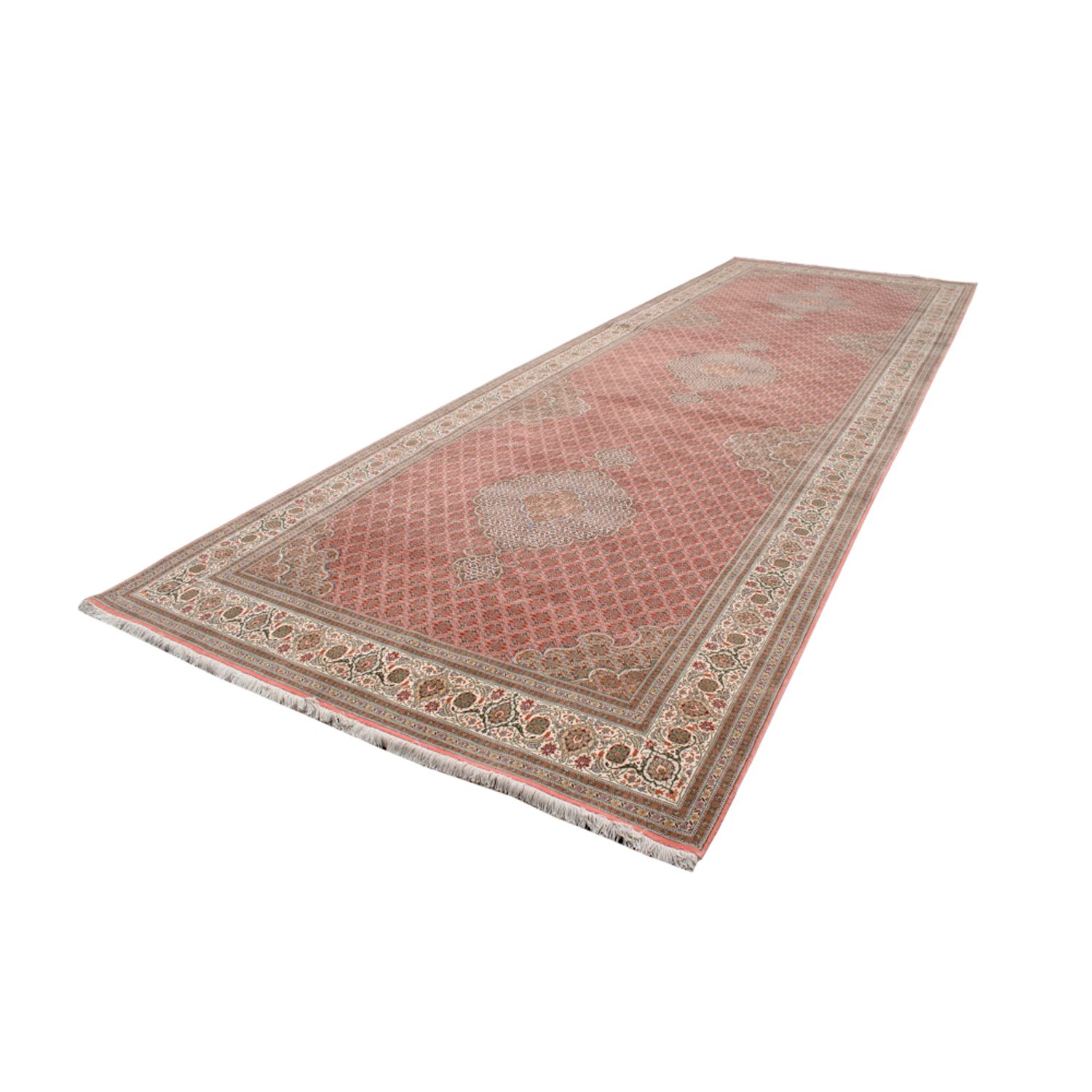 Perserteppich - Täbriz - Royal - 600 x 200 cm - rot