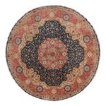 Perserteppich - Täbriz - Premium rund  - 500 x 500 cm - blau