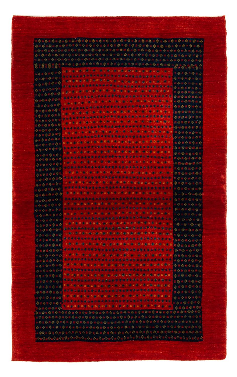 Gabbeh Rug - Loribaft Perser - 136 x 82 cm - red