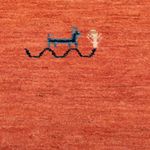 Gabbeh Rug - Loribaft Perser - 130 x 80 cm - light red