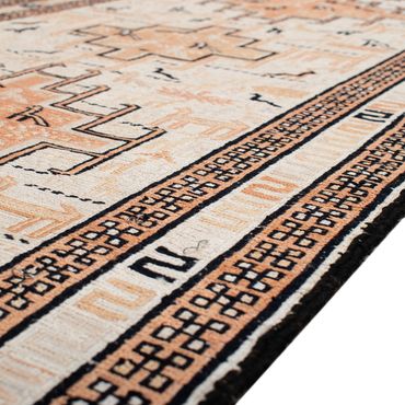 Kelimský koberec - Orientální - 101 x 65 cm - béžová