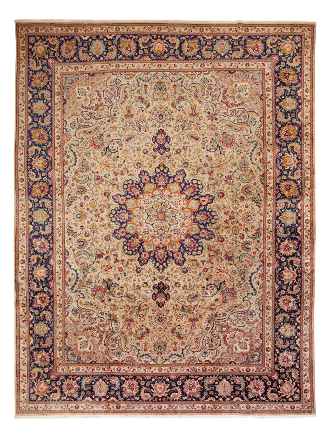 Persisk teppe - Tabriz - 490 x 360 cm - beige