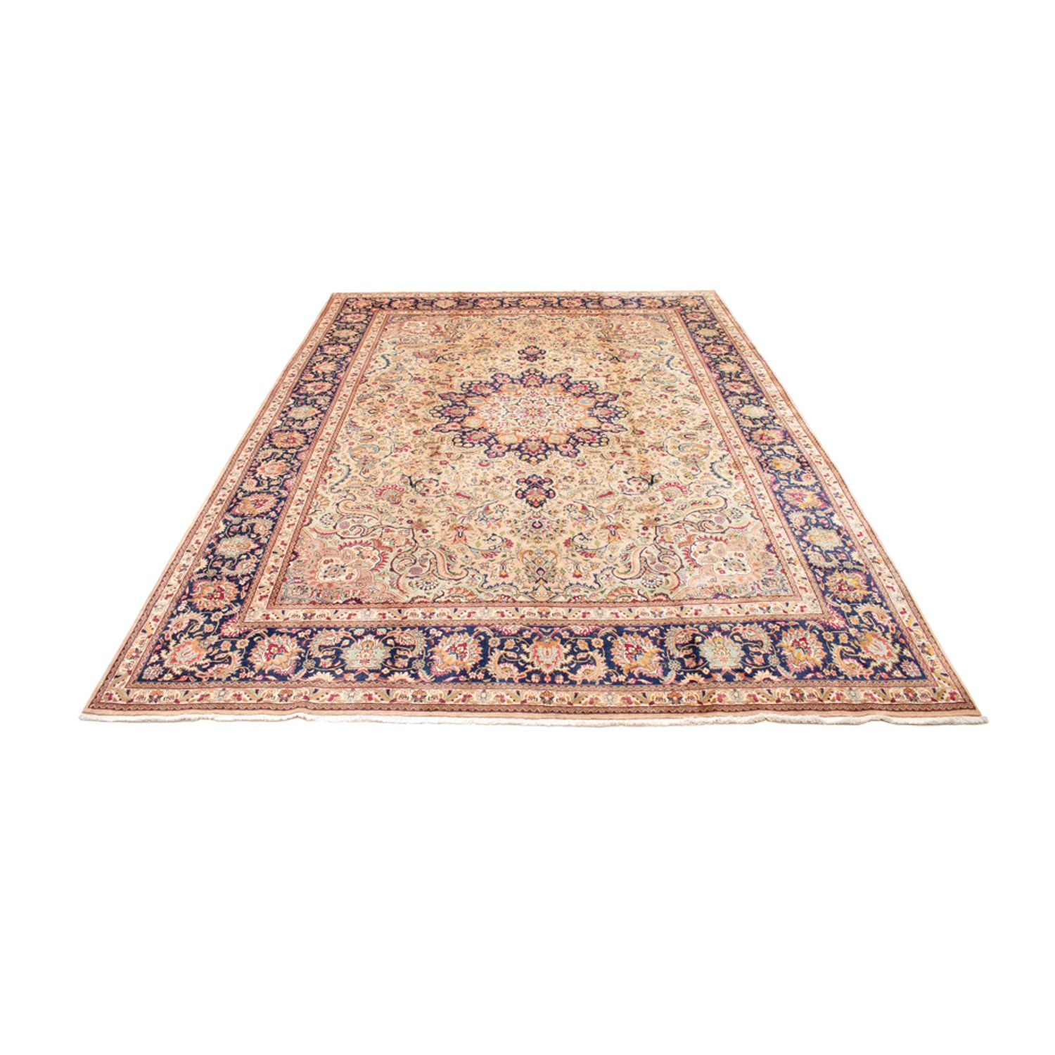 Persisk teppe - Tabriz - 490 x 360 cm - beige