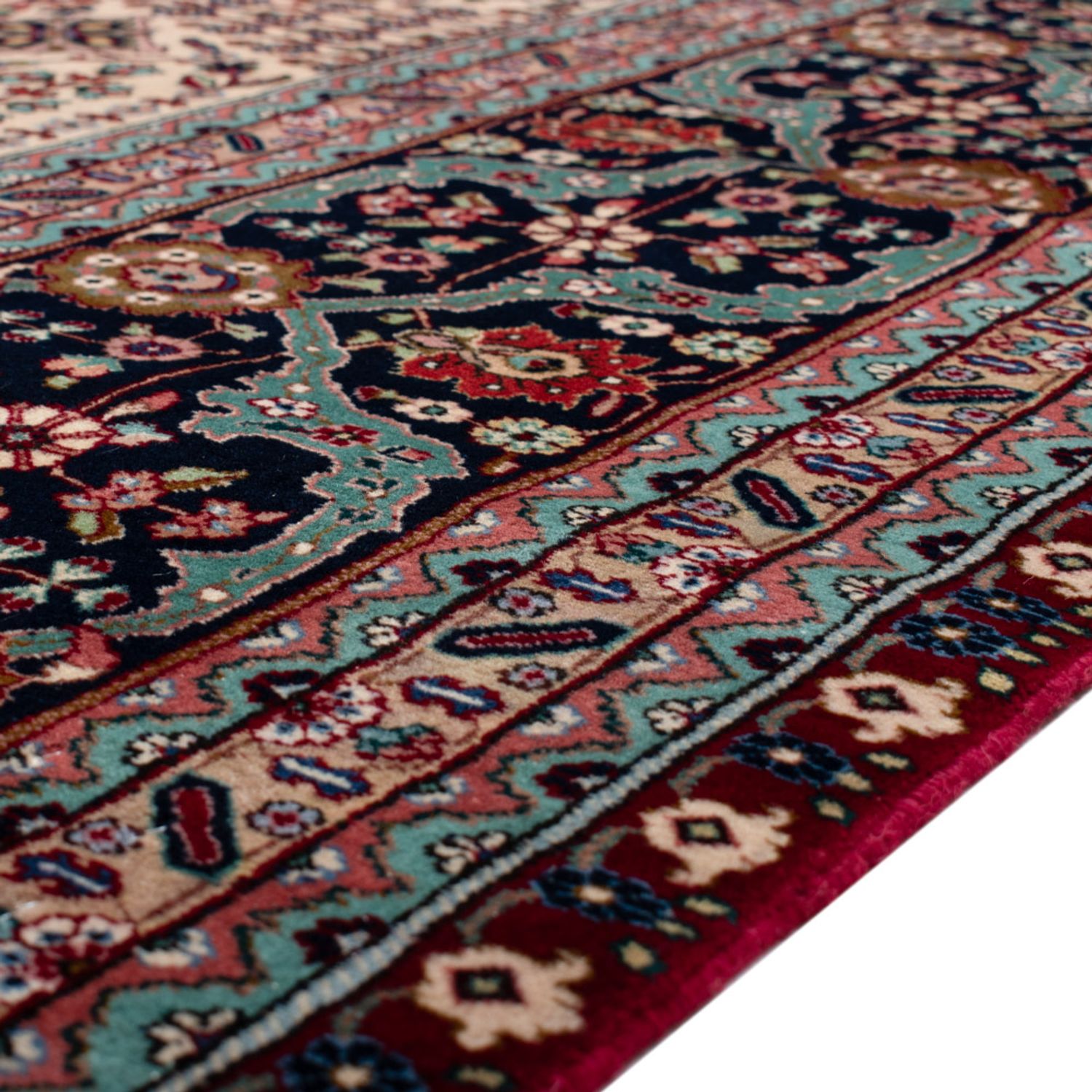 Persisk teppe - Tabriz - 525 x 350 cm - rød