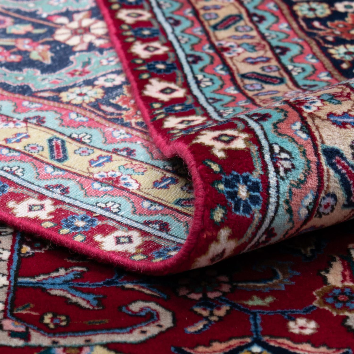 Persisk teppe - Tabriz - 525 x 350 cm - rød