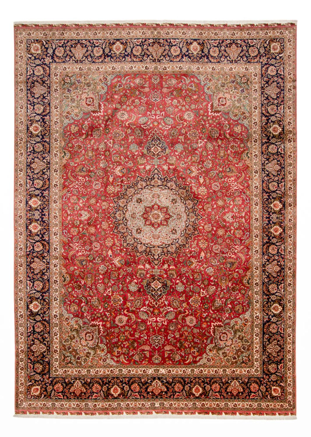 Persisk teppe - Tabriz - Royal - 488 x 360 cm - rød