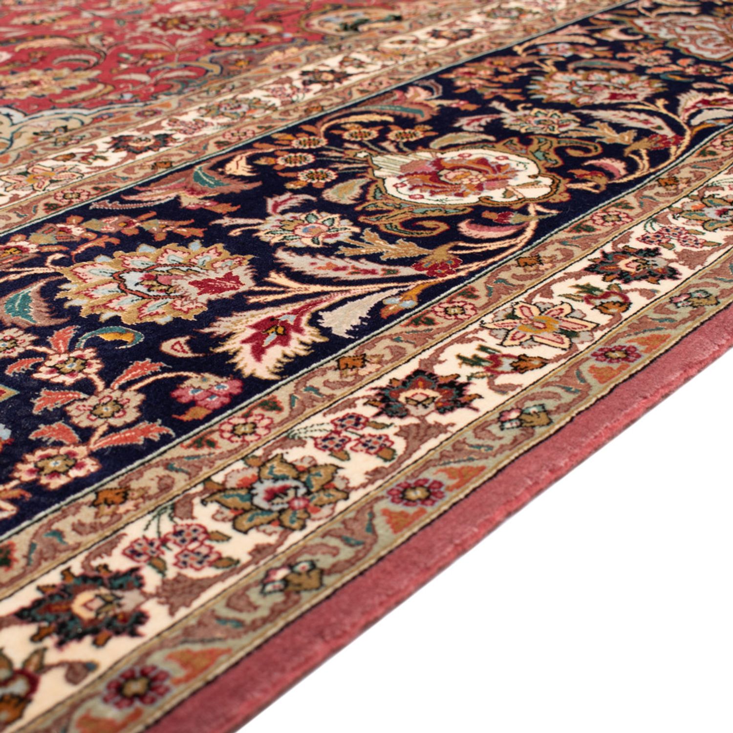 Persisk teppe - Tabriz - Royal - 488 x 360 cm - rød