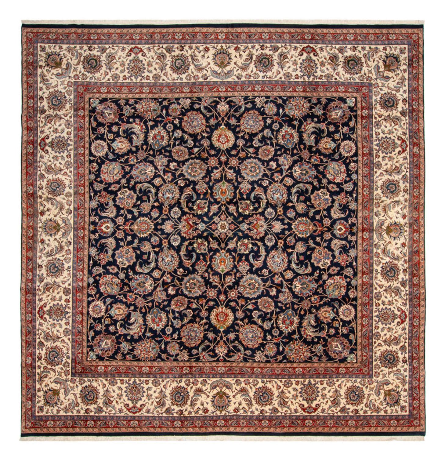 Perserteppich - Classic quadratisch  - 388 x 388 cm - dunkelblau