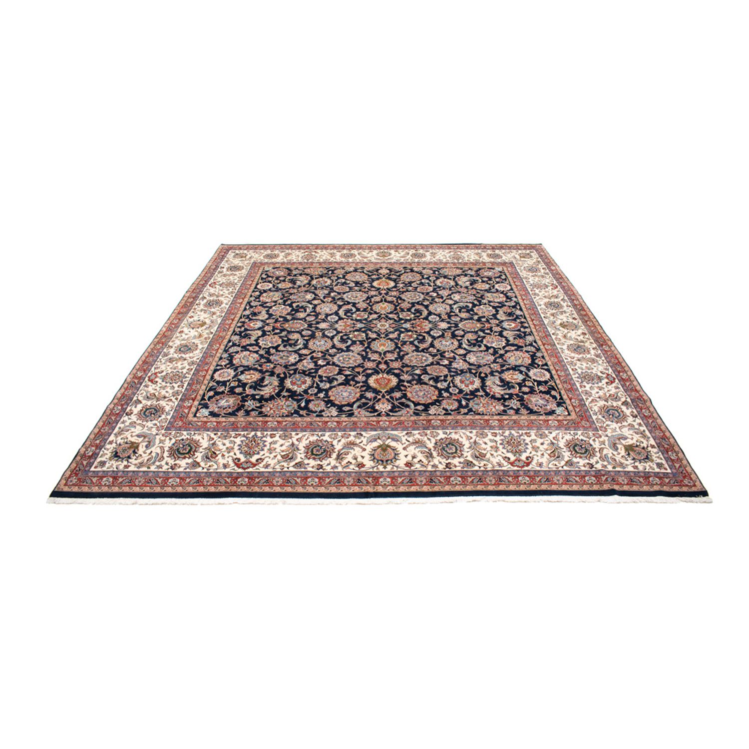Perserteppich - Classic quadratisch  - 388 x 388 cm - dunkelblau