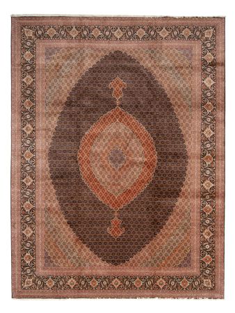 Persisk teppe - Tabriz - Premium - 490 x 360 cm - mørkeblå