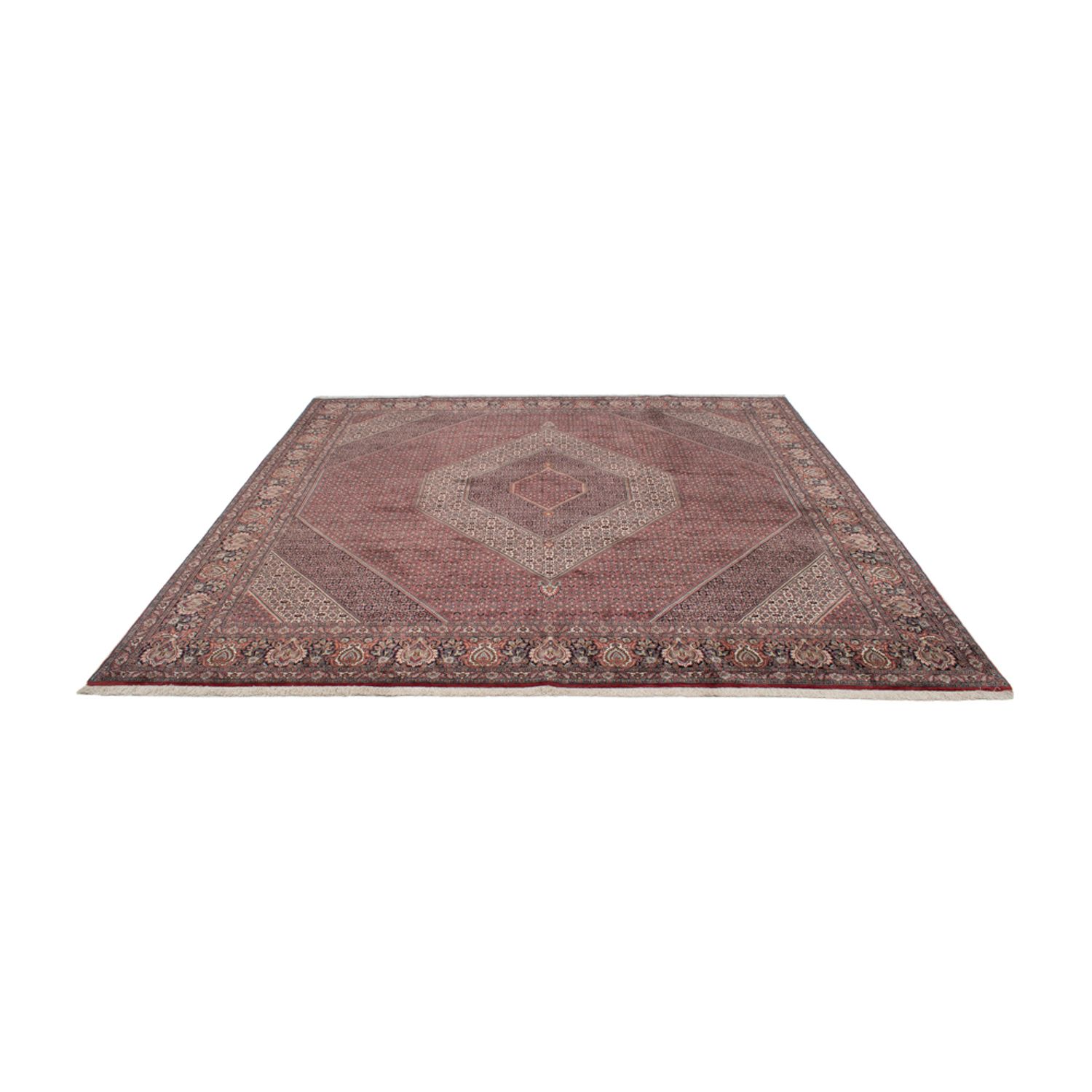 Perserteppich - Bidjar - Royal quadratisch  - 359 x 355 cm - braun